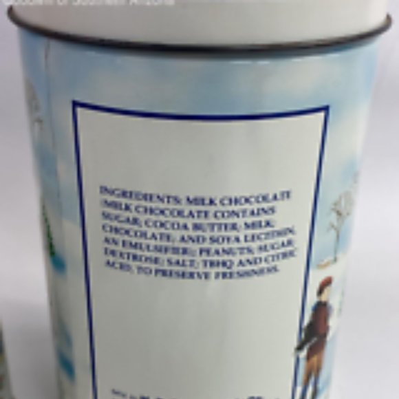 Lot of Assorted Hershey, Reese, etc. Rare Square, Round Decorative Tin Cans - Picture 2 of 7